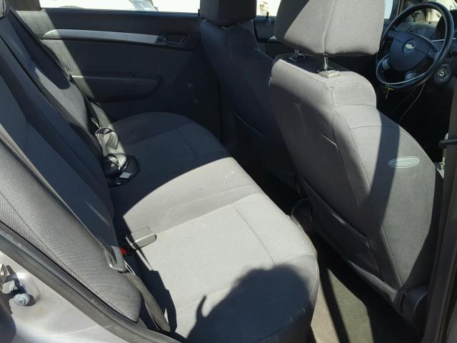 KL1TD5DE3AB089192 - 2010 CHEVROLET AVEO LS 灰色 照片 6