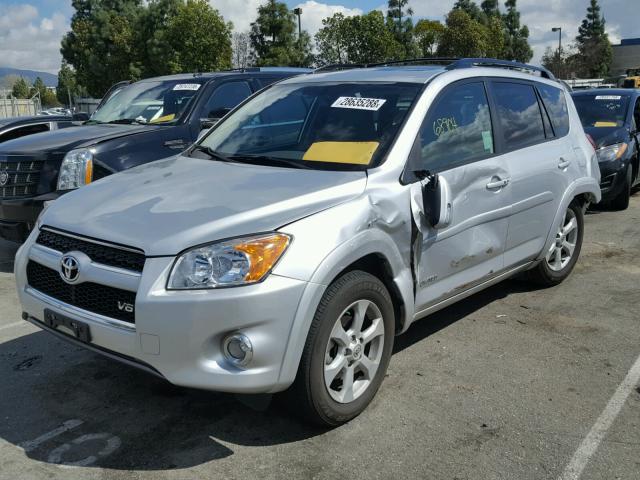 2T3YK4DV4BW013701 - 2011 TOYOTA RAV4 LIMIT SILVER photo 2