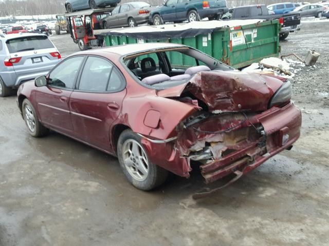 1G2WK52J53F164728 - 2003 PONTIAC GRAND PRIX MAROON photo 3