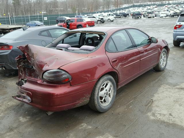 1G2WK52J53F164728 - 2003 PONTIAC GRAND PRIX MAROON photo 4
