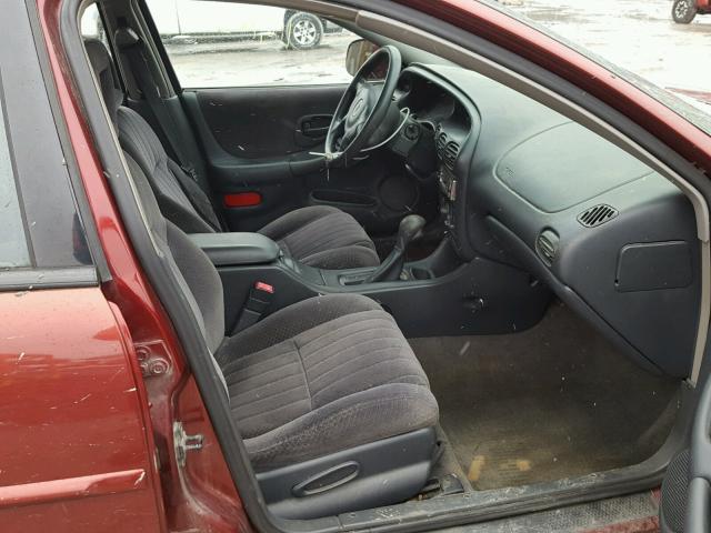 1G2WK52J53F164728 - 2003 PONTIAC GRAND PRIX MAROON photo 5