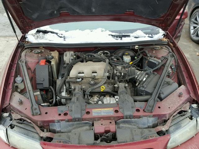 1G2WK52J53F164728 - 2003 PONTIAC GRAND PRIX MAROON photo 7