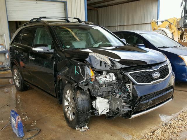 5XYKW4A25CG248998 - 2012 KIA SORENTO SX BLACK photo 1