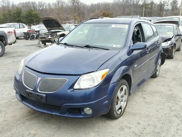 5Y2SM65876Z413407 - 2006 PONTIAC VIBE BLUE photo 2