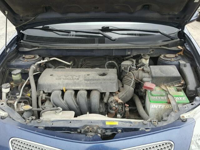 5Y2SM65876Z413407 - 2006 PONTIAC VIBE BLUE photo 7