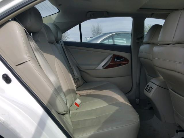 4T1BE46K59U897375 - 2009 TOYOTA CAMRY BASE WHITE photo 6