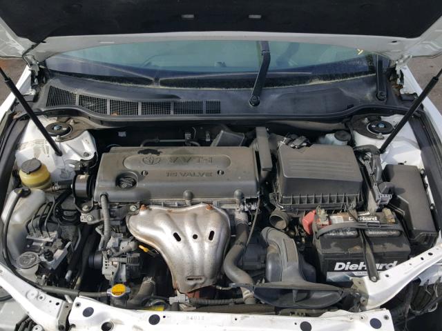 4T1BE46K59U897375 - 2009 TOYOTA CAMRY BASE WHITE photo 7
