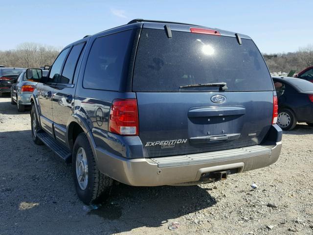 1FMPU18L83LA66334 - 2003 FORD EXPEDITION BLUE photo 3