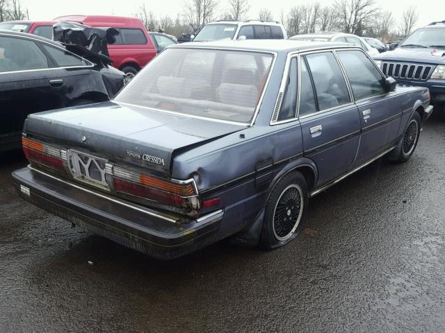 JT2MX73E3G0078806 - 1986 TOYOTA CRESSIDA L BLUE photo 4