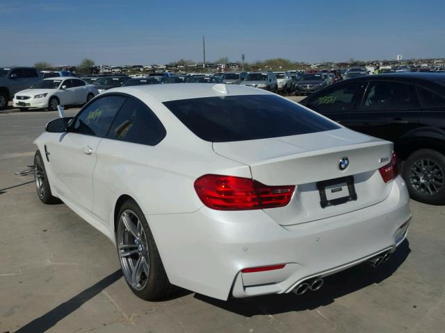 WBS3R9C50FK329415 - 2015 BMW M4 WHITE photo 3