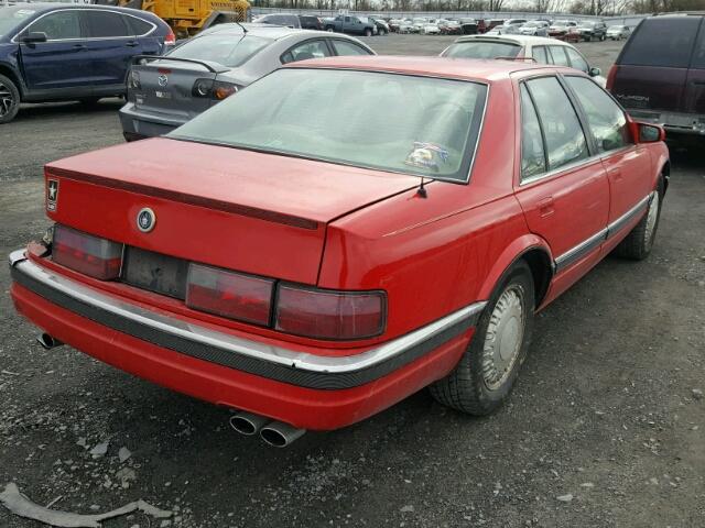 1G6KS52B6PU809233 - 1993 CADILLAC SEVILLE RED photo 4