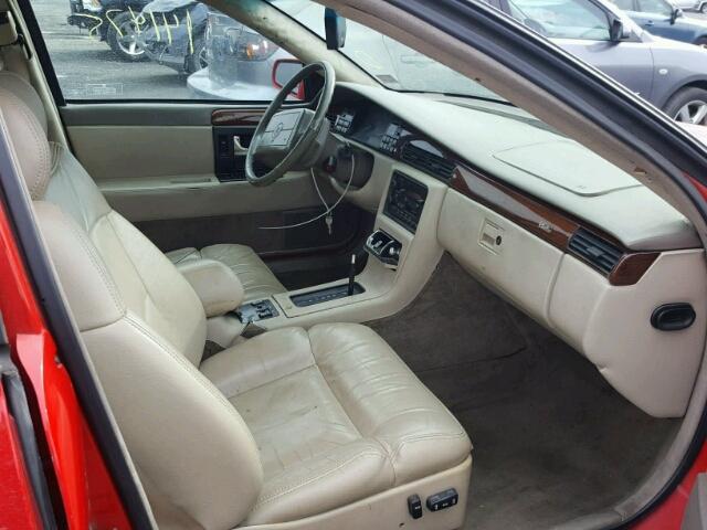 1G6KS52B6PU809233 - 1993 CADILLAC SEVILLE RED photo 5