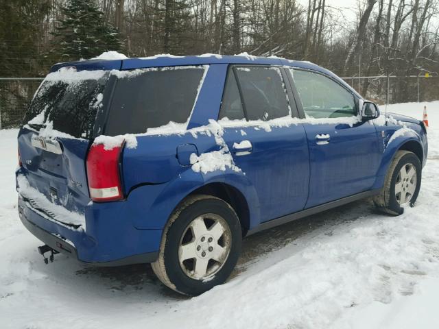 5GZCZ634X6S804113 - 2006 SATURN VUE BLUE photo 4