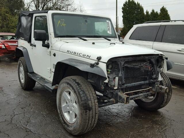 1C4AJWAG1EL155498 - 2014 JEEP WRANGLER S WHITE photo 1