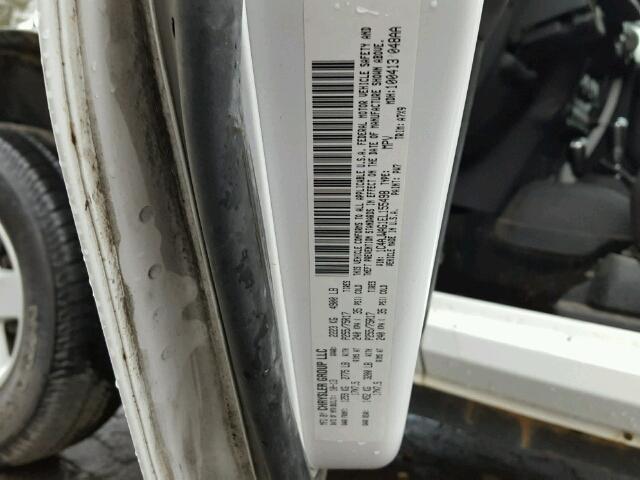 1C4AJWAG1EL155498 - 2014 JEEP WRANGLER S WHITE photo 10