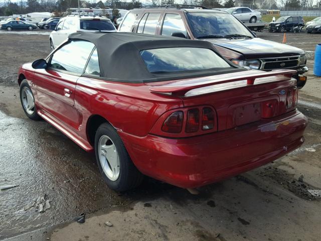 1FALP4441VF174635 - 1997 FORD MUSTANG RED photo 3