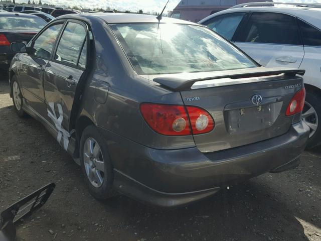 1NXBR32E97Z775100 - 2007 TOYOTA COROLLA CE GRAY photo 3