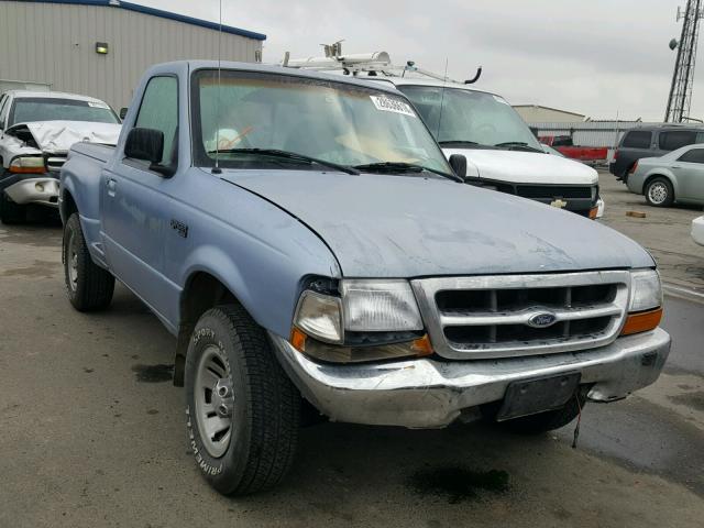 1FTYR10C8WPA84741 - 1998 FORD RANGER BLUE photo 1