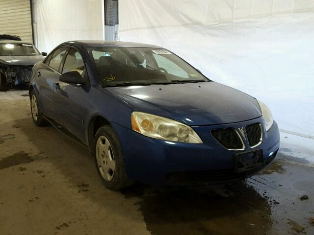 1G2ZF58B674232036 - 2007 PONTIAC G6 VALUE L BLUE photo 1