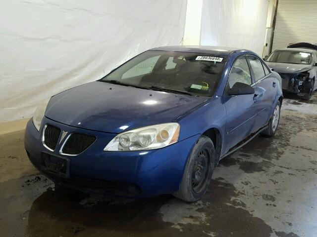 1G2ZF58B674232036 - 2007 PONTIAC G6 VALUE L BLUE photo 2