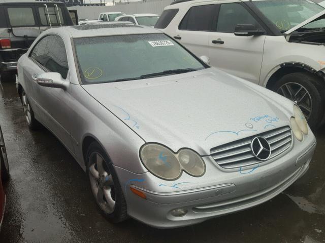 WDBTJ65J85F150679 - 2005 MERCEDES-BENZ CLK 320C SILVER photo 1