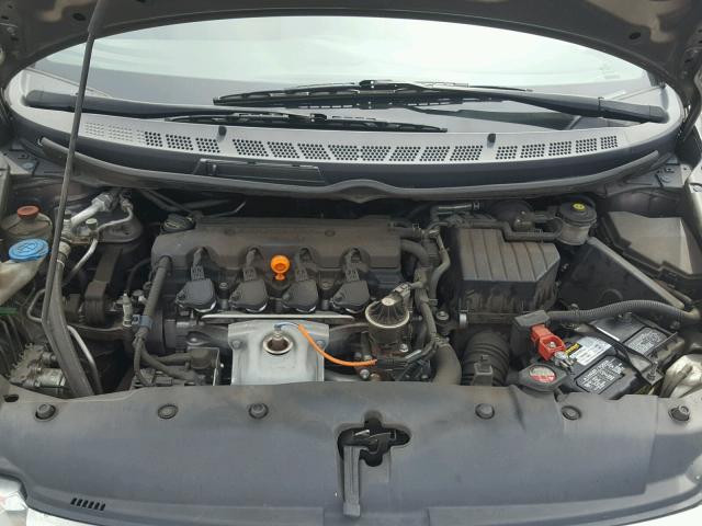 19XFA16559E022743 - 2009 HONDA CIVIC LX GRAY photo 7