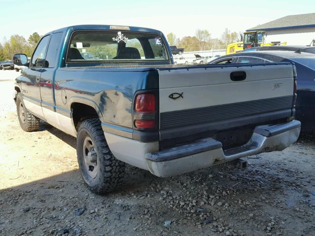 3B7HC12Y2XG132847 - 1999 DODGE RAM 1500 GREEN photo 3