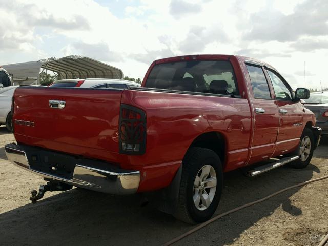 1D7HA18N13S258760 - 2003 DODGE RAM 1500 S RED photo 4