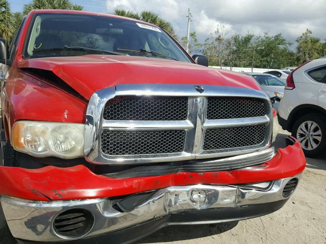 1D7HA18N13S258760 - 2003 DODGE RAM 1500 S RED photo 9