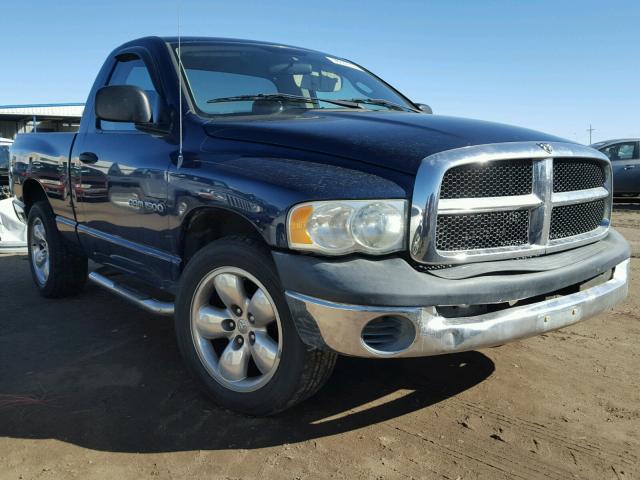 1D7HA16K43J525730 - 2003 DODGE RAM 1500 S BLUE photo 1