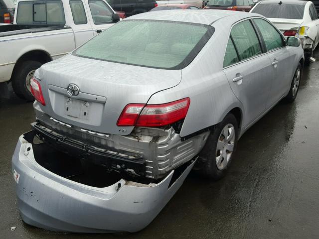 4T1BE46K77U565225 - 2007 TOYOTA CAMRY NEW SILVER photo 4