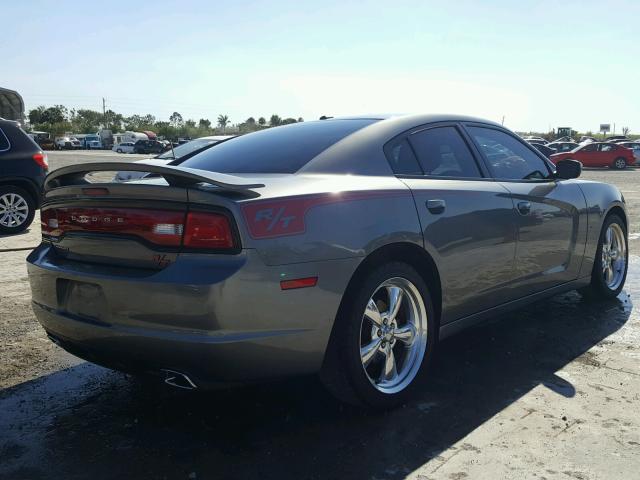 2C3CDXCTXCH156924 - 2012 DODGE CHARGER R/ GRAY photo 4