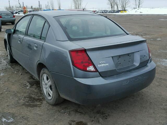 1G8AJ55F67Z207021 - 2007 SATURN ION LEVEL ნაცრისფერი ფოტო 3