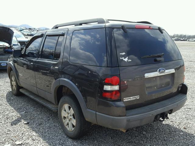 1FMEU73806UA32951 - 2006 FORD EXPLORER X BLACK photo 3