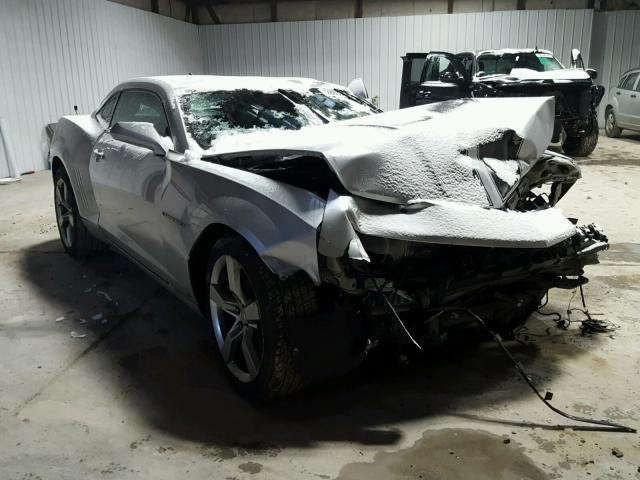 2G1FC1EV3A9104431 - 2010 CHEVROLET CAMARO LT SILVER photo 1