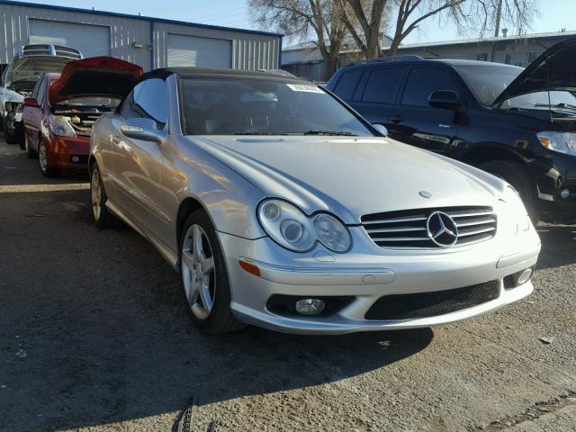 WDBTK75J45F131260 - 2005 MERCEDES-BENZ CLK 500 SILVER photo 1