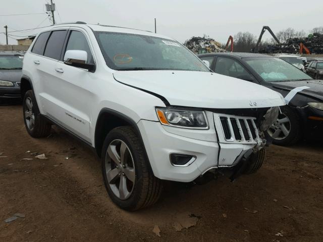 1C4RJFBG1EC355055 - 2014 JEEP GRAND CHER WHITE photo 1