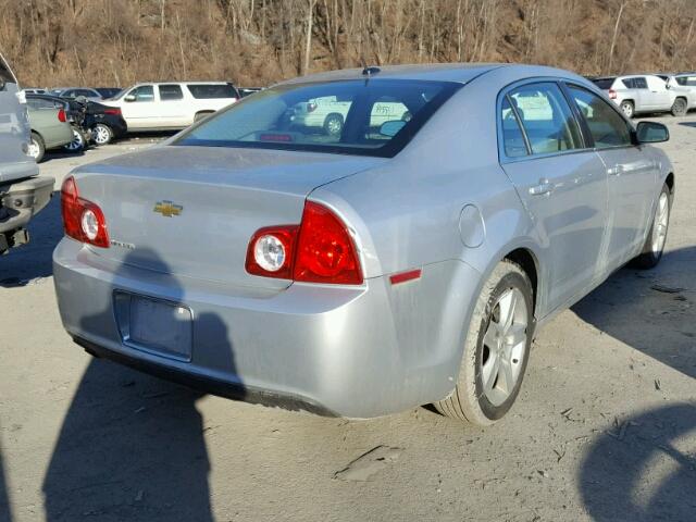 1G1ZB5EB6A4151162 - 2010 CHEVROLET MALIBU LS SILVER photo 4