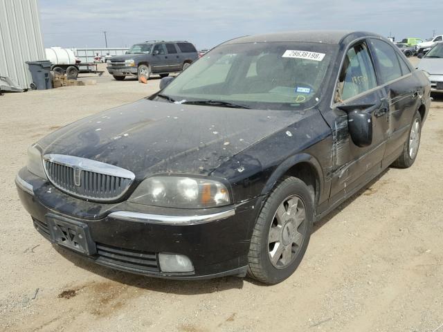 1LNHM86S14Y666401 - 2004 LINCOLN LS BLACK photo 2