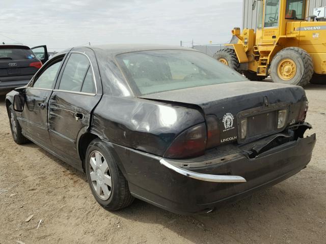 1LNHM86S14Y666401 - 2004 LINCOLN LS BLACK photo 3