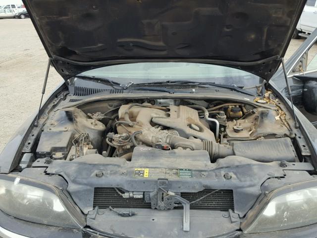 1LNHM86S14Y666401 - 2004 LINCOLN LS BLACK photo 7