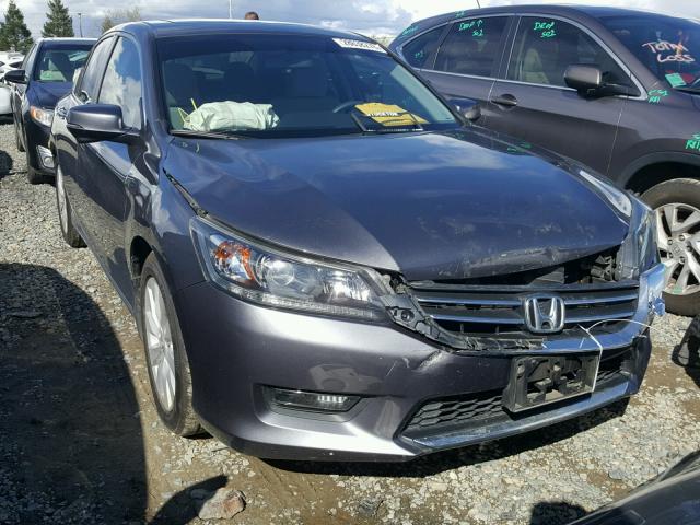 1HGCR2F71FA002881 - 2015 HONDA ACCORD EX GRAY photo 1