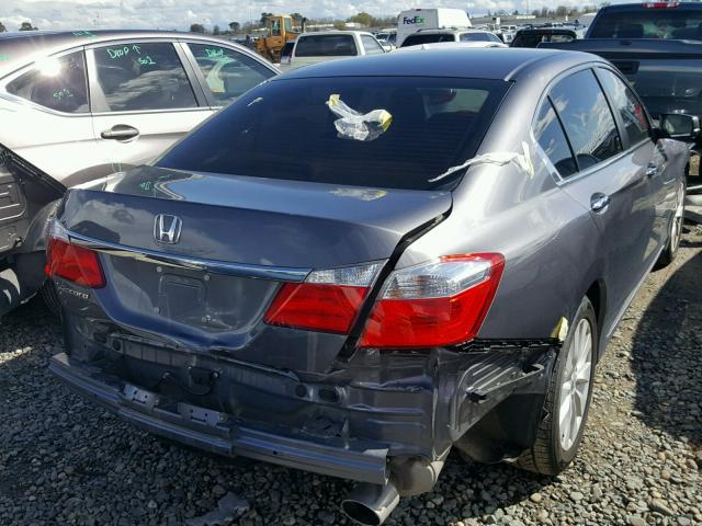 1HGCR2F71FA002881 - 2015 HONDA ACCORD EX GRAY photo 4