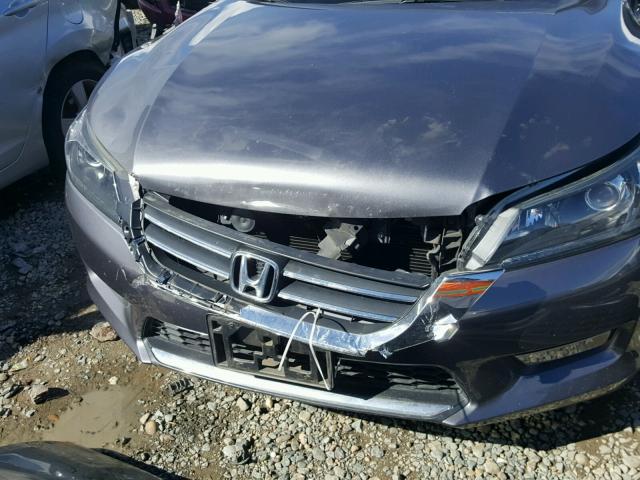 1HGCR2F71FA002881 - 2015 HONDA ACCORD EX GRAY photo 9