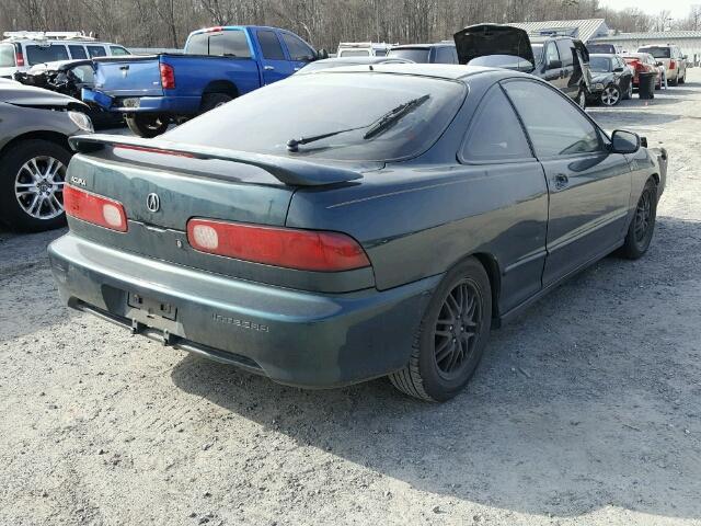 JH4DC4366WS005196 - 1998 ACURA INTEGRA GS GREEN photo 4