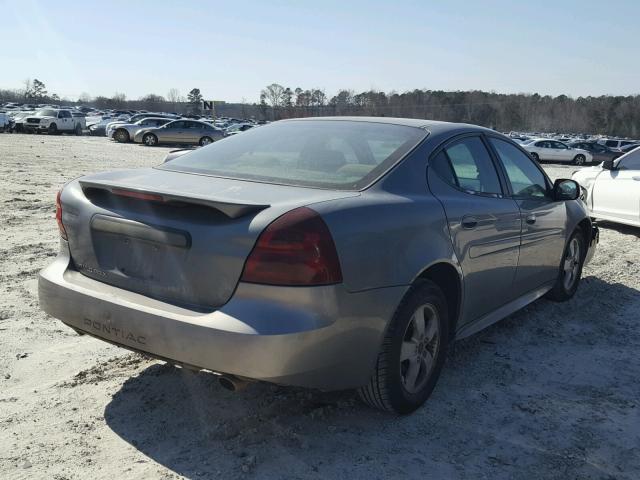 2G2WP552481128954 - 2008 PONTIAC GRAND PRIX GRAY photo 4