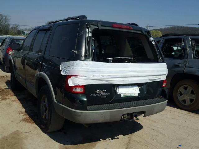 1FMZU73E22UA62700 - 2002 FORD EXPLORER X GREEN photo 3