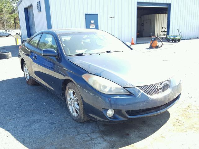 4T1CE38P35U512087 - 2005 TOYOTA CAMRY SOLA BLUE photo 1