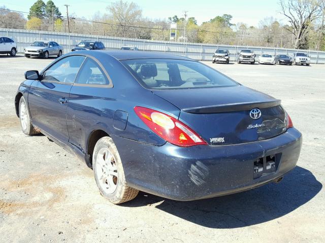 4T1CE38P35U512087 - 2005 TOYOTA CAMRY SOLA BLUE photo 3