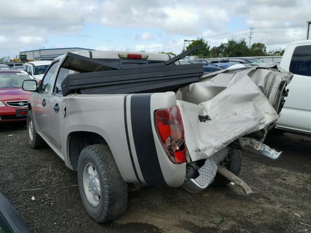 1GCCS138768166119 - 2006 CHEVROLET COLORADO SILVER photo 3